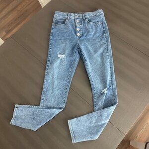 Express High Rise Skinny Jeans